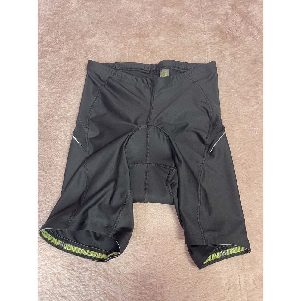 Nishiki‎ Bike MENS Spinning CYCLE SHORTS COMPRESSION PADDED Size L BLACK Bin11